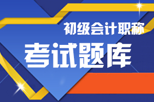 2019年初级会计考试题库